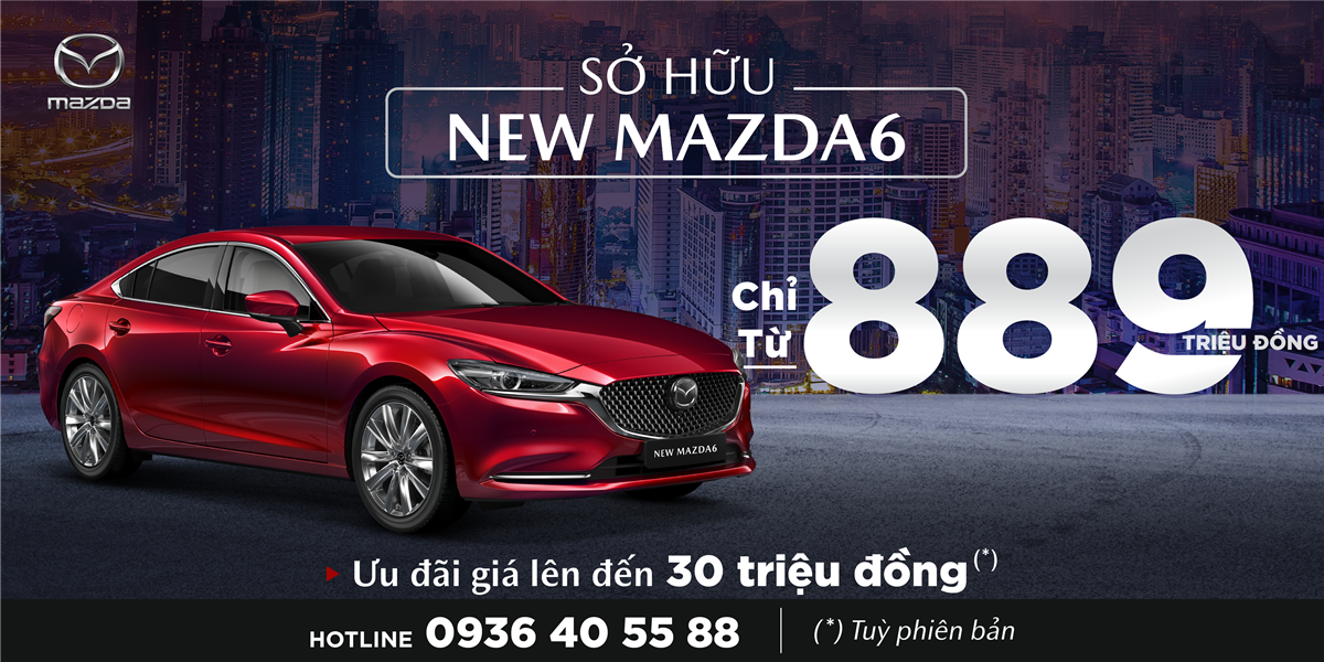 Uu dai mua xe New Mazda6 thang 11